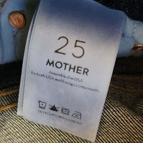 Mother The Insider Crop Step Fray in "Wicked Wildflower" High Waist Sz 25 - Picture 10 of 10